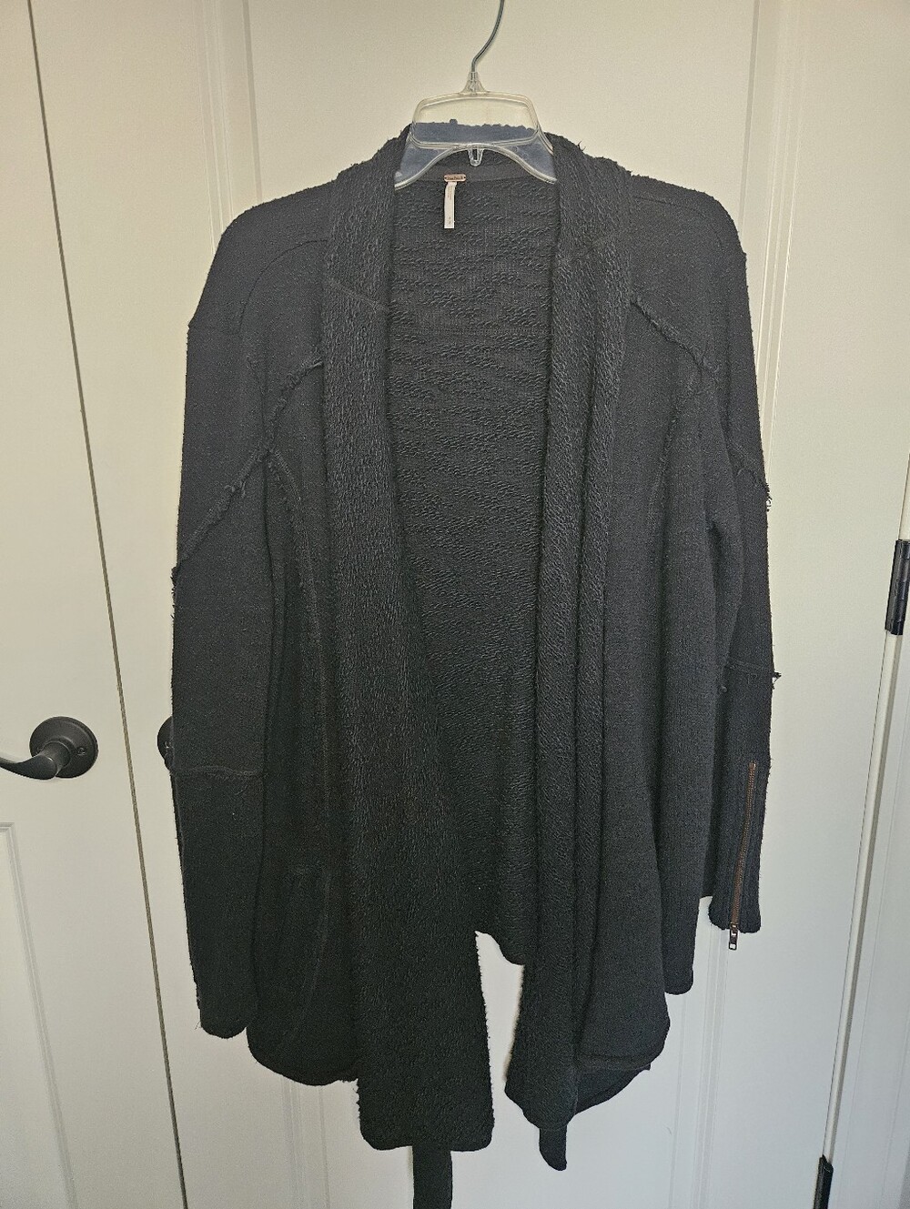 Free People Women's Asymmetrical Hemmed Oversized Cardigan Size XL